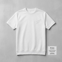 Sweatshirt Blanc manche courte léger
