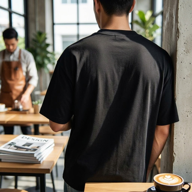 T-shirt Homme Essentiel Daily Noir