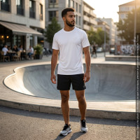 T-shirt blanc regular premium  | Sport Chic Brizaya