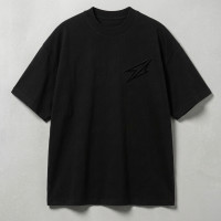 T-shirt Noir Oversize Premium pour Homme