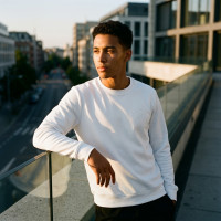 Sweatshirt Blanc léger