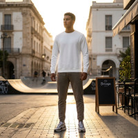 Sweatshirt Blanc léger