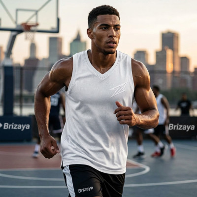 Débardeur de basket-ball Blanc