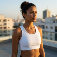 Brassière compression Blanc