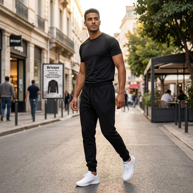 Jogger Terry Noir