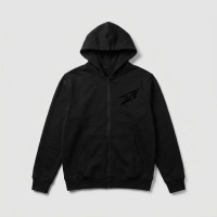 Veste à Capuche Noir coupe regular