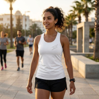 Débardeur Blanc pour femme