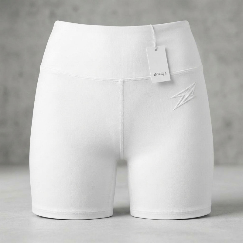 Bike short Blanc pour femme