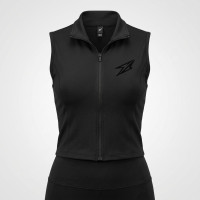 Body Noir avec zip pour femme