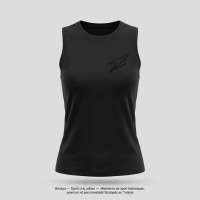 T-shirt Noir sans mache pour femme