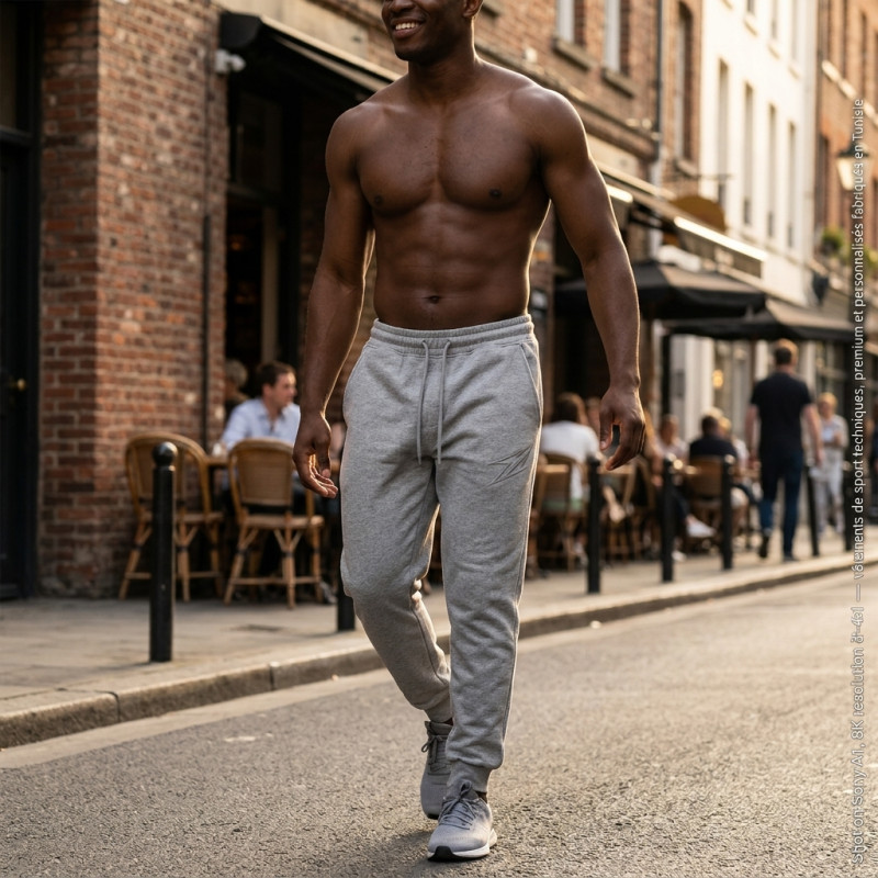 Jogger Terry Gris