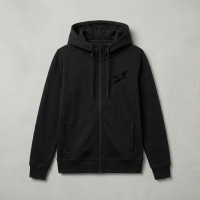 Veste a capuche Noir a zip pour femme