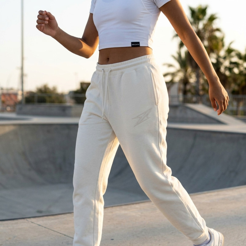 Pantalon Terry Ecru pour femme