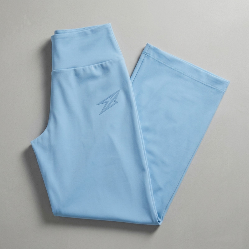 Pantalon Large Bleu ciel pour femme