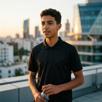 Polo Noir pour enfant