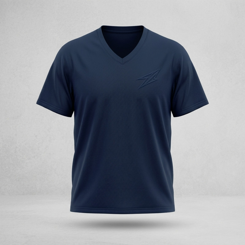 T-shirt Bleu marine Premium over size col V